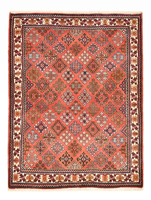 Alfombra persa - Nómada - 150 x 112 cm - rojo claro