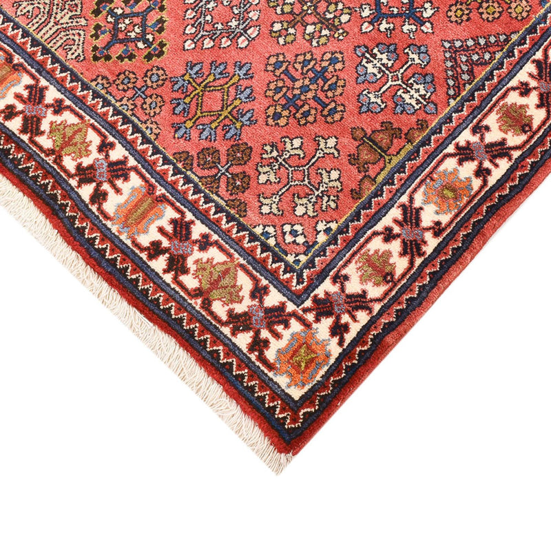 Alfombra persa - Nómada - 150 x 112 cm - rojo claro