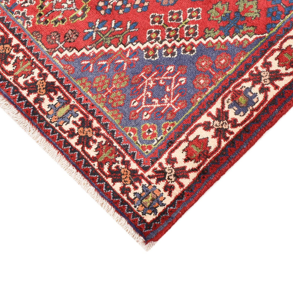 Alfombra persa - Nómada - 160 x 112 cm - multicolor