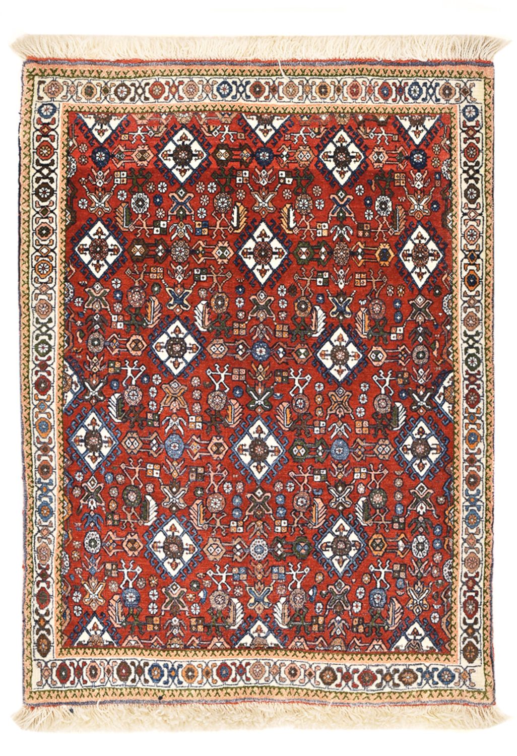 Alfombra Gabbeh - Persa Kashkuli - 100 x 70 cm - multicolor