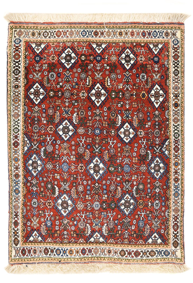 Alfombra Gabbeh - Persa Kashkuli - 100 x 70 cm - multicolor