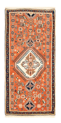 Alfombra persa - Nómada - 124 x 64 cm - naranja