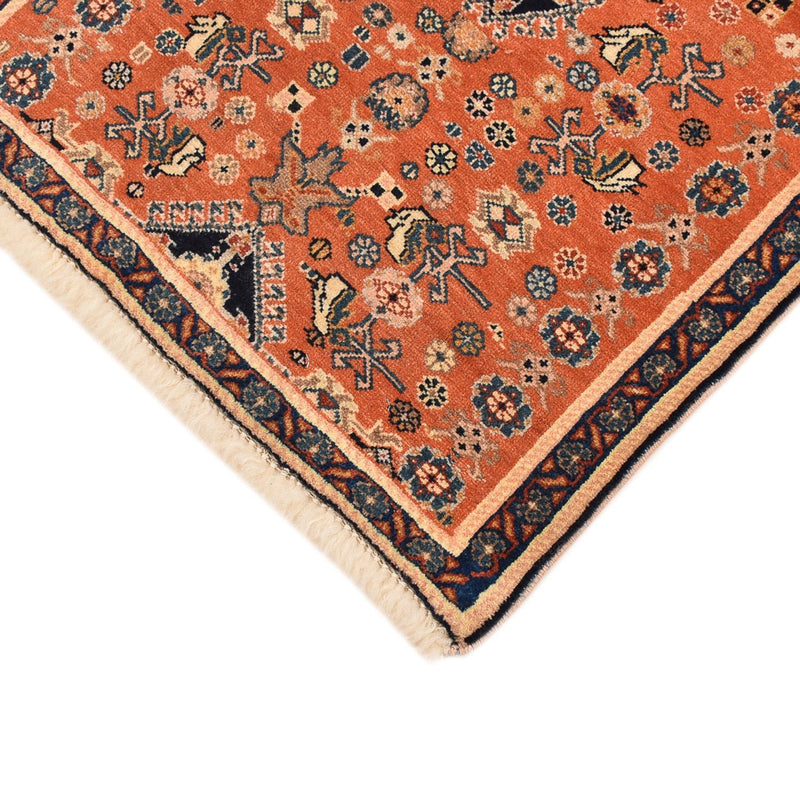Alfombra persa - Nómada - 124 x 64 cm - naranja