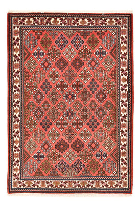 Alfombra persa - Nómada - 161 x 111 cm - rojo claro