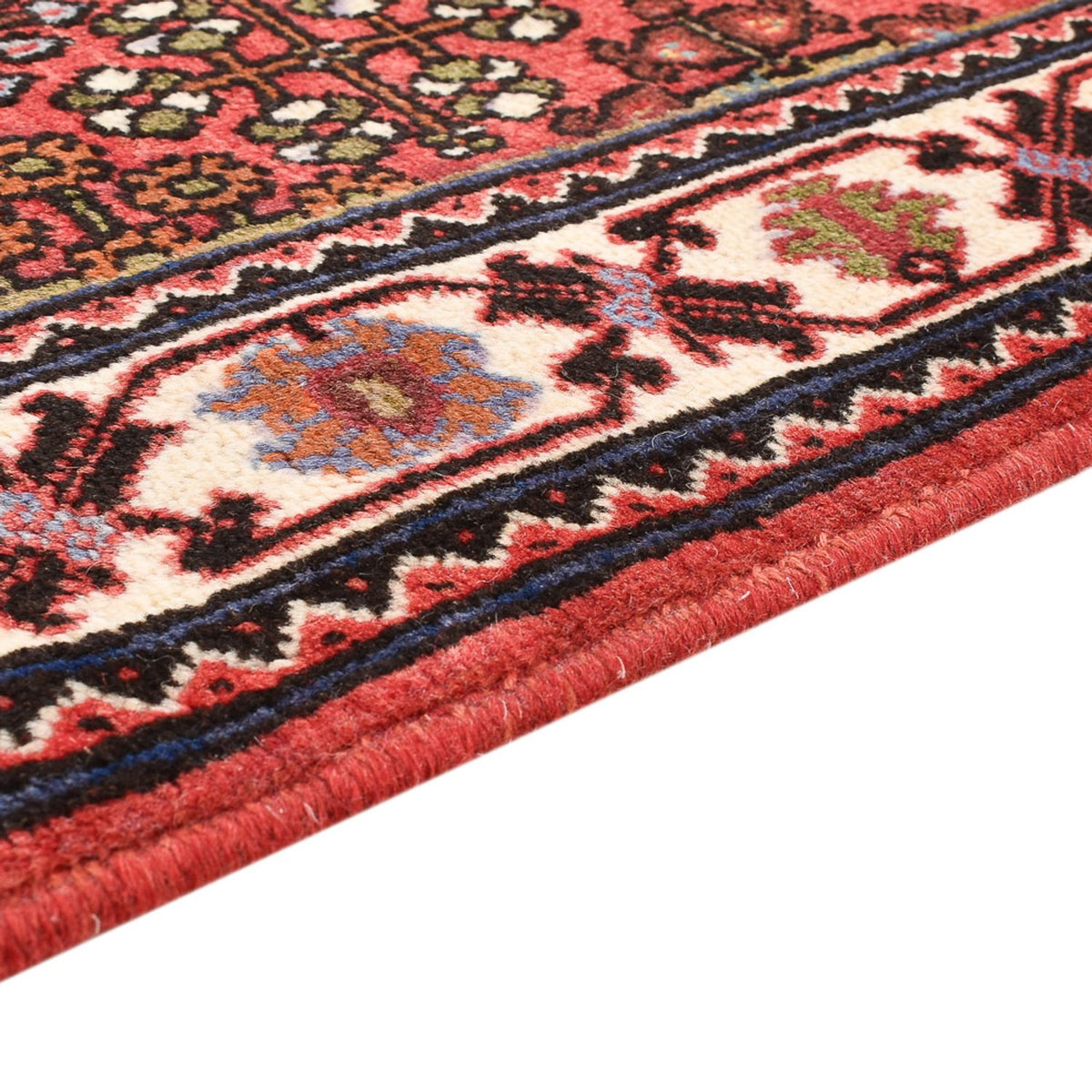 Alfombra persa - Nómada - 161 x 111 cm - rojo claro