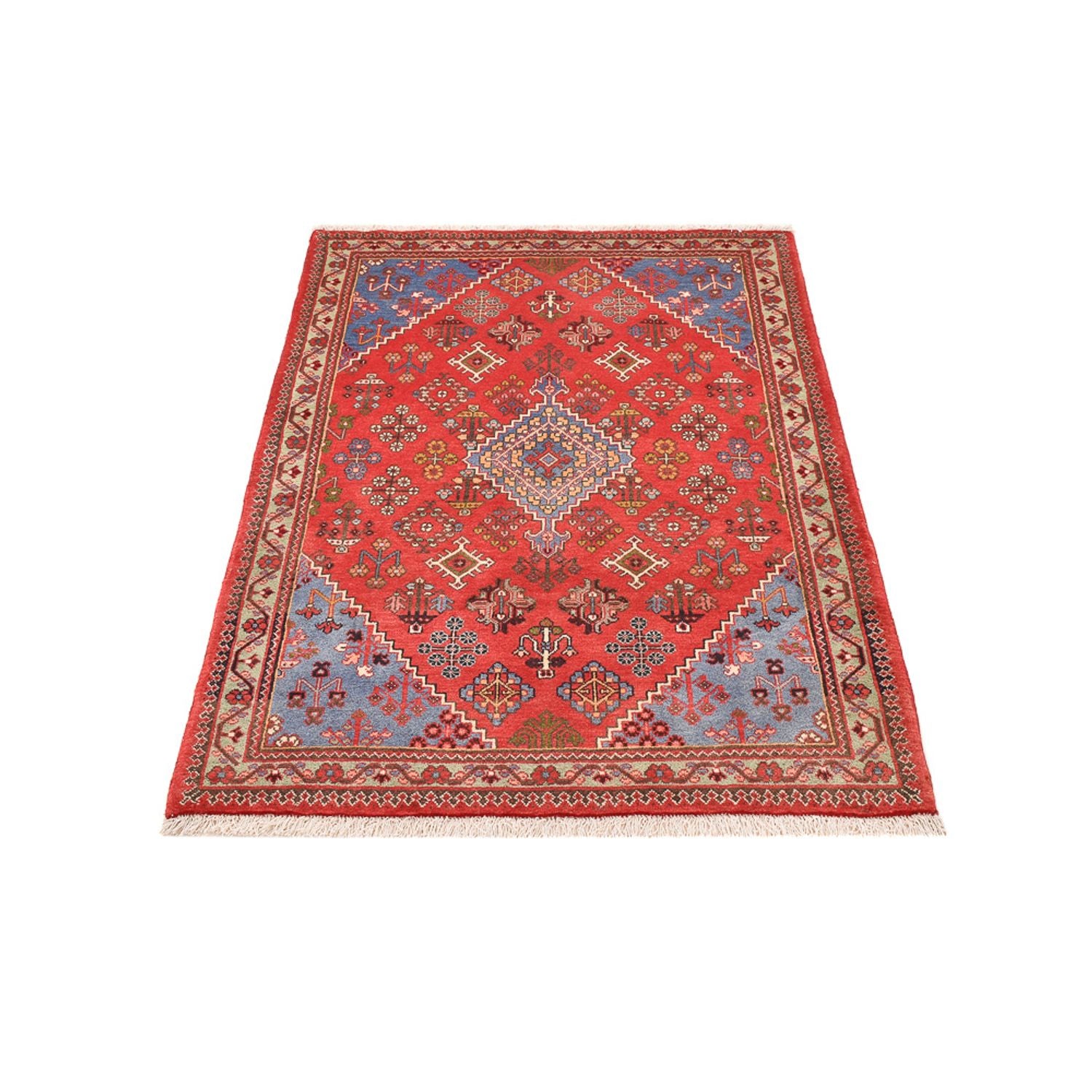 Alfombra persa - Nómada - 160 x 111 cm - rojo