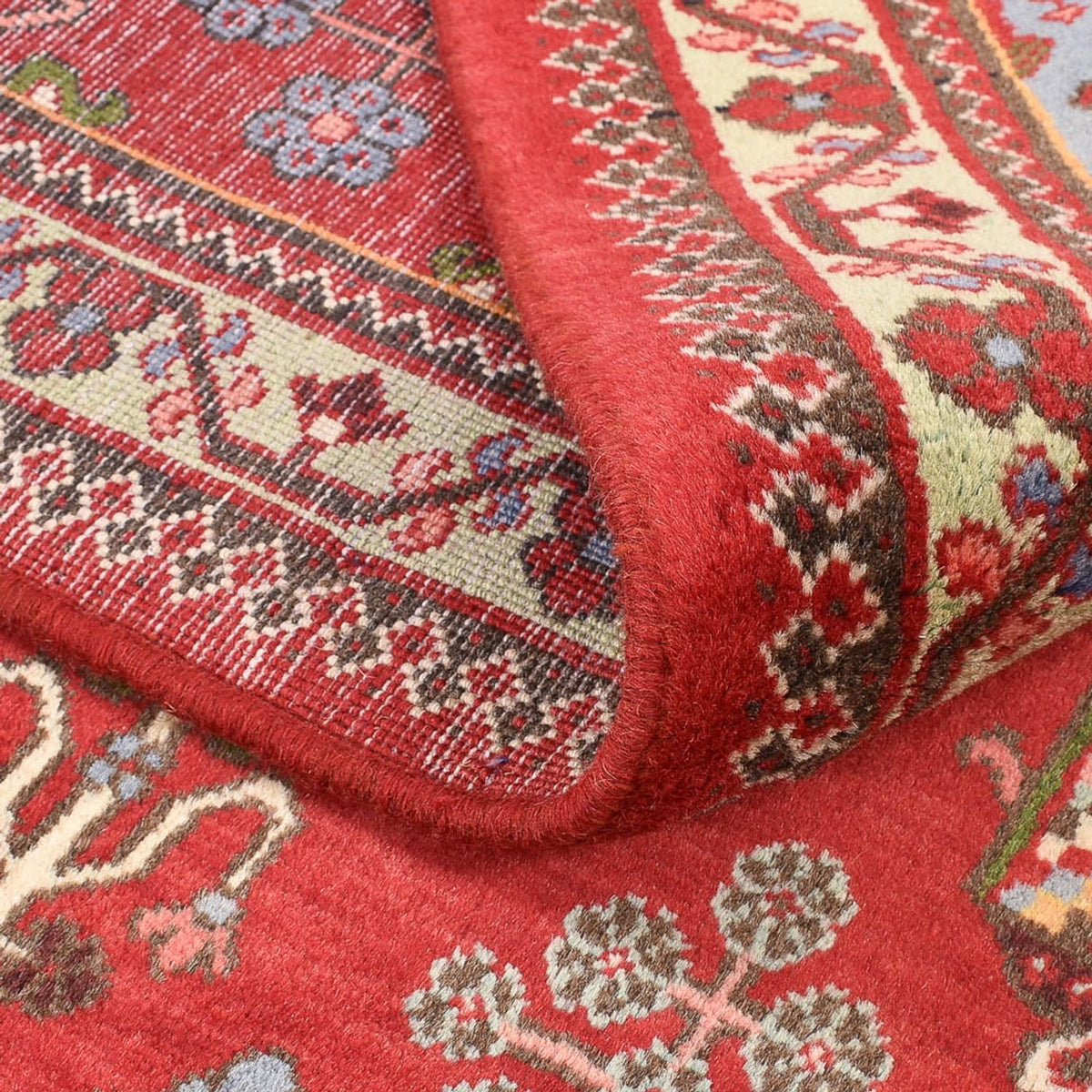 Alfombra persa - Nómada - 164 x 110 cm - rojo