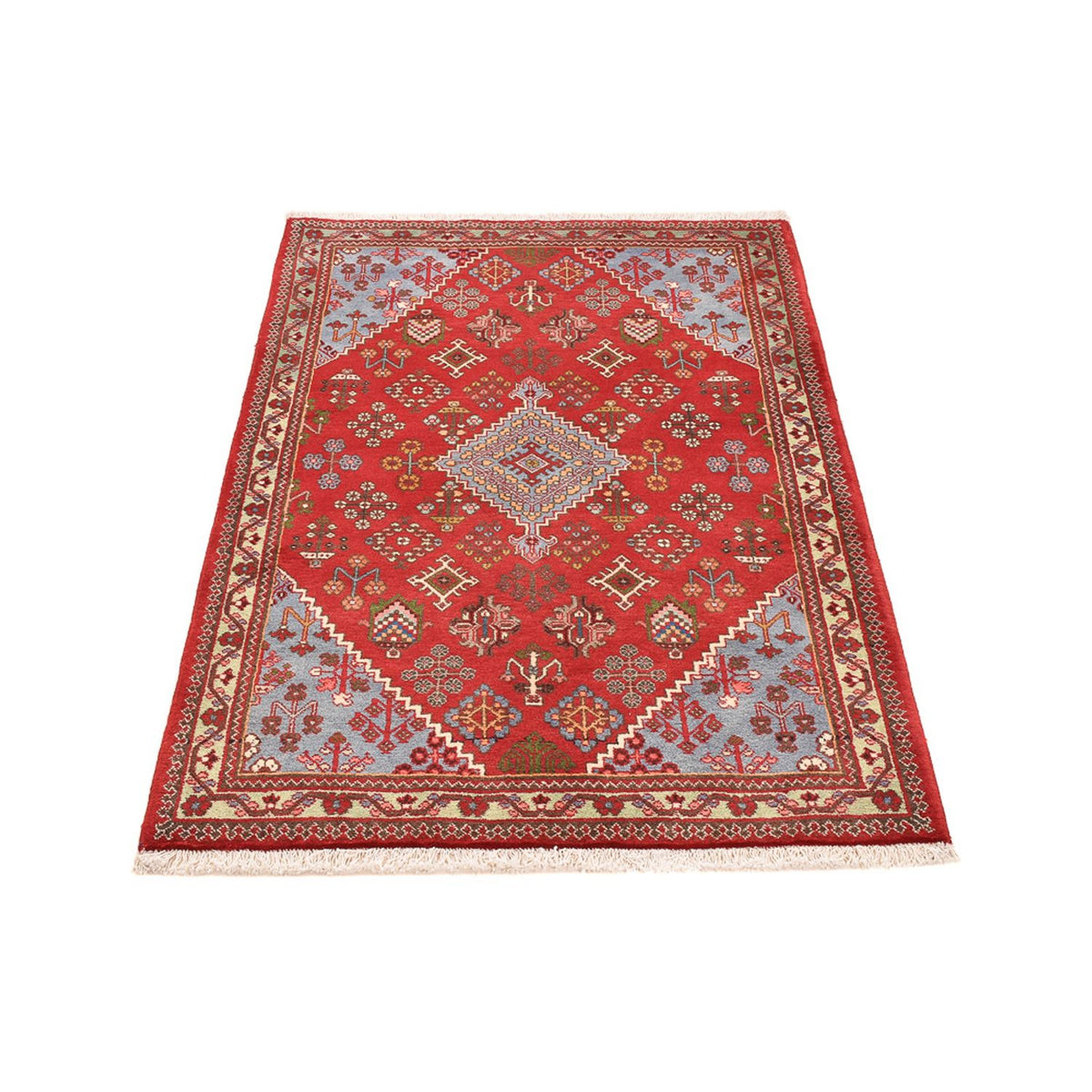 Alfombra persa - Nómada - 164 x 110 cm - rojo