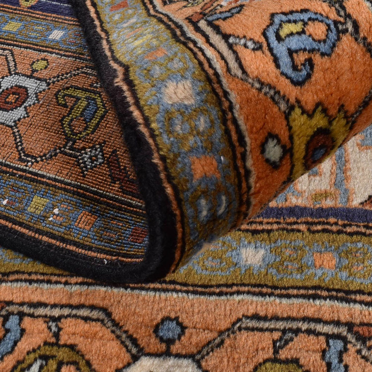 Alfombra persa - Nómada - 190 x 138 cm - multicolor