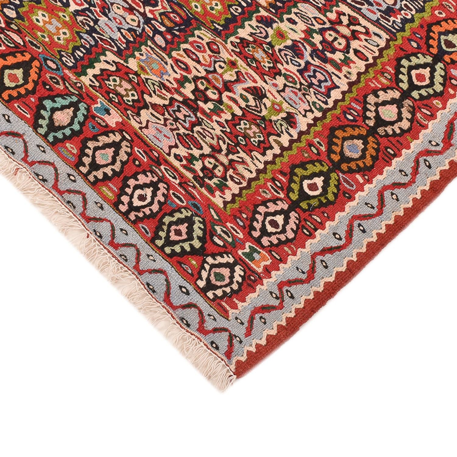 Alfombra Kelim - Oriental - 145 x 118 cm - terracota