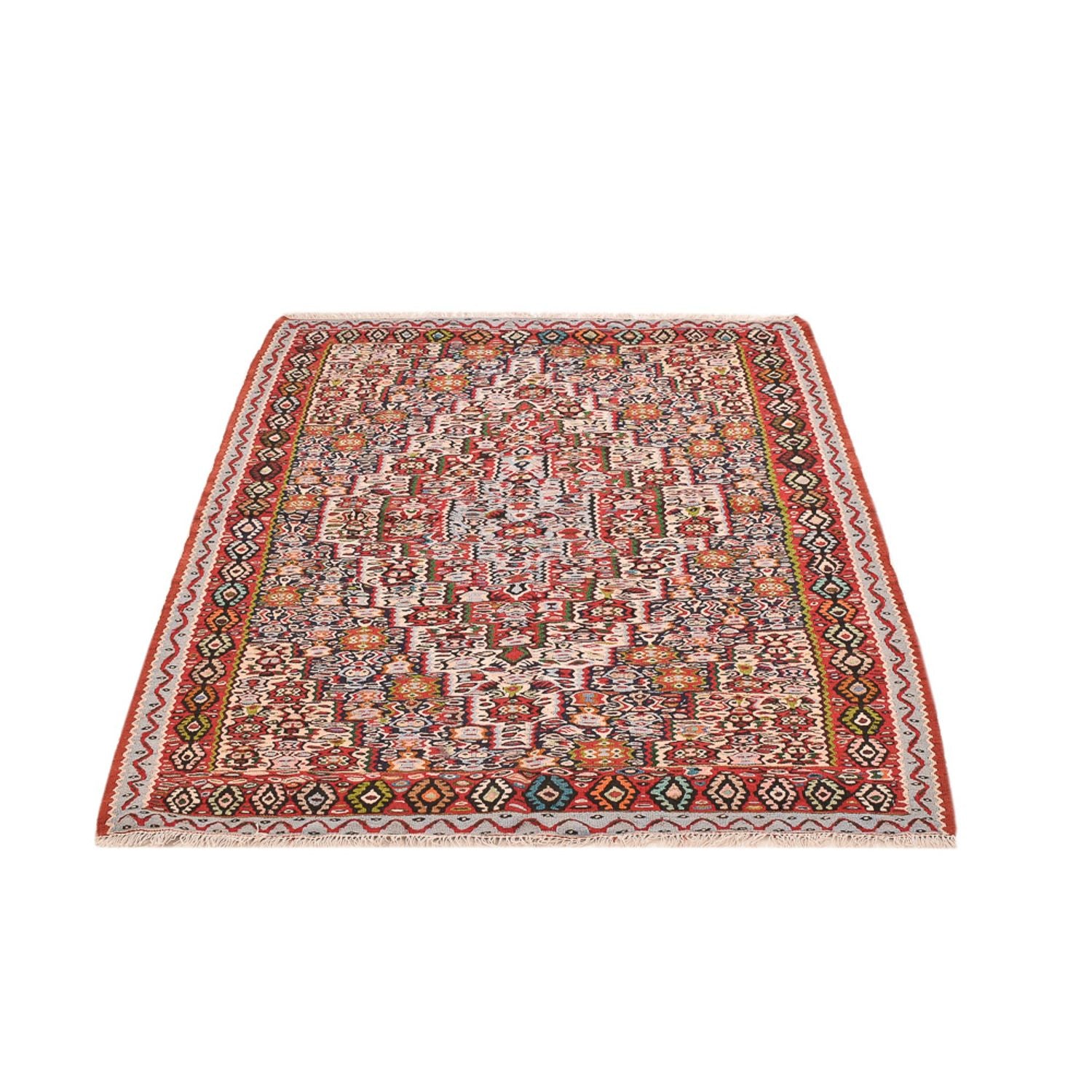 Alfombra Kelim - Oriental - 145 x 118 cm - terracota