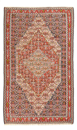 Alfombra Kelim - Oriental - 254 x 150 cm - terracota