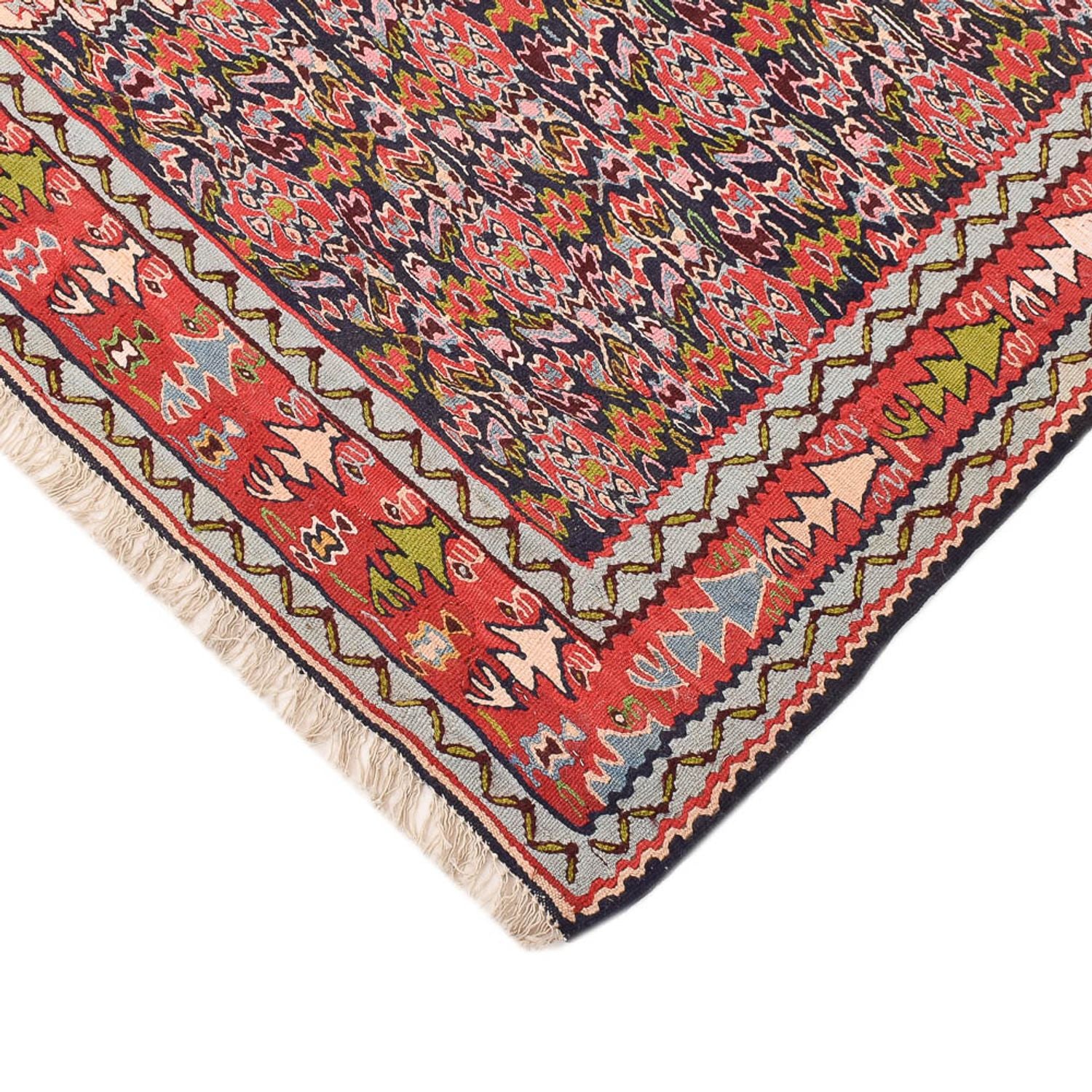 Alfombra Kelim - Oriental - 254 x 150 cm - terracota
