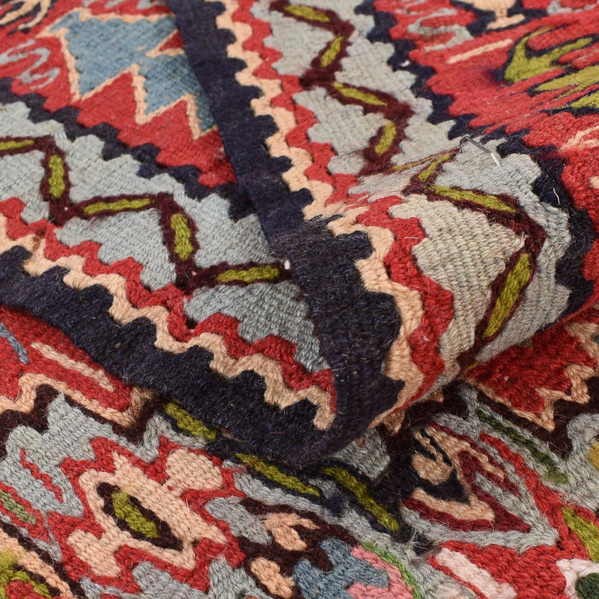 Alfombra Kelim - Oriental - 254 x 150 cm - terracota