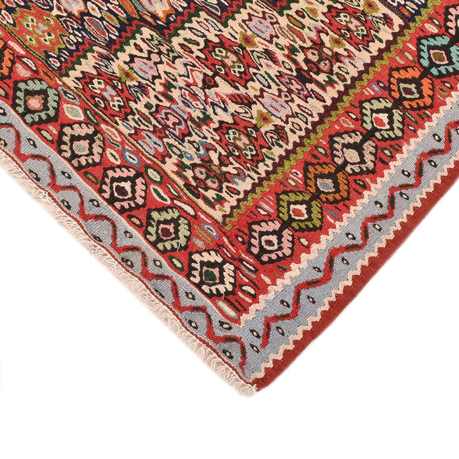 Alfombra Kelim - Oriental - 150 x 118 cm - terracota
