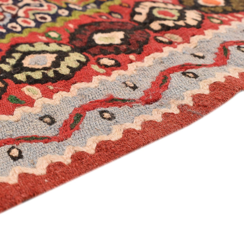 Alfombra Kelim - Oriental - 150 x 118 cm - terracota