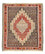 Alfombra Kelim - Oriental cuadrado  - 147 x 130 cm - rojo