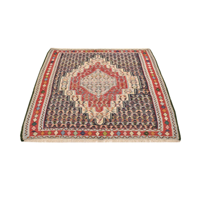 Alfombra Kelim - Oriental cuadrado  - 147 x 130 cm - rojo
