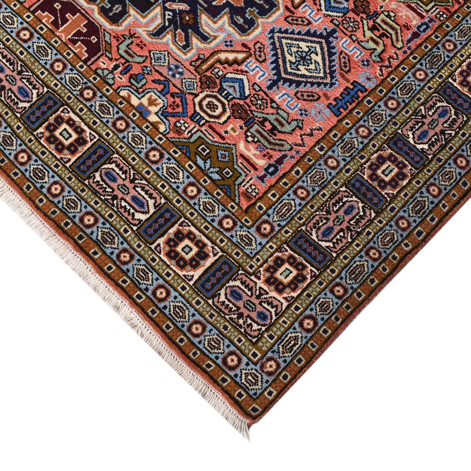 Alfombra persa - Nómada - 210 x 140 cm - multicolor