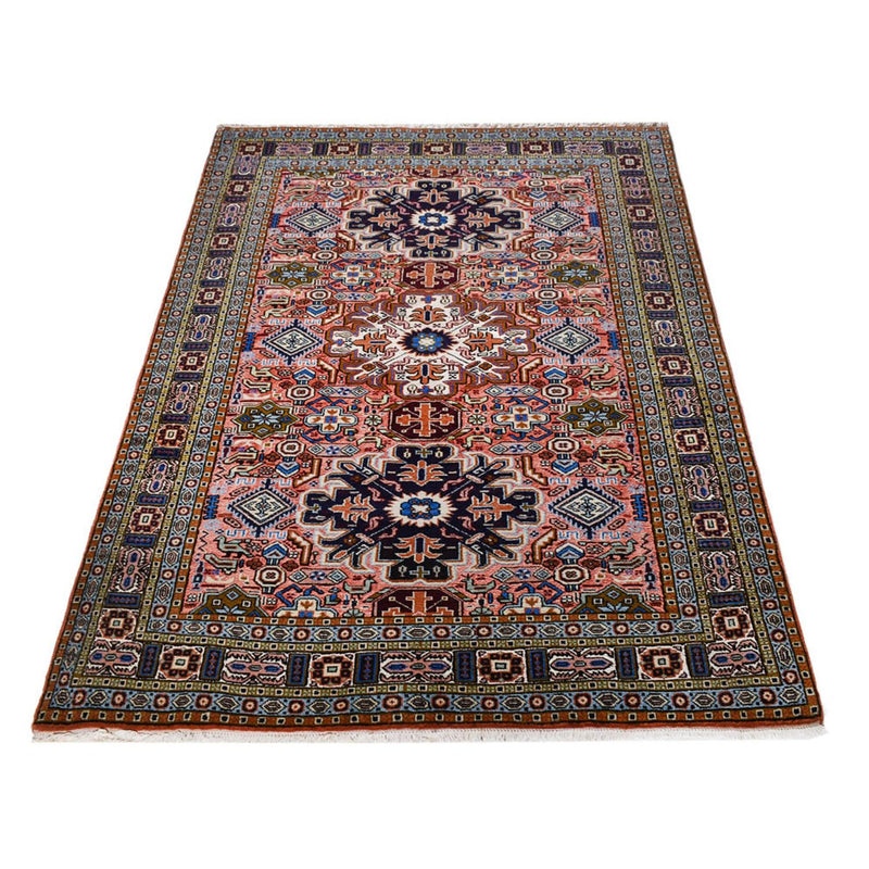 Alfombra persa - Nómada - 210 x 140 cm - multicolor