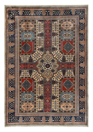 Alfombra persa - Nómada - 290 x 200 cm - rojo oscuro