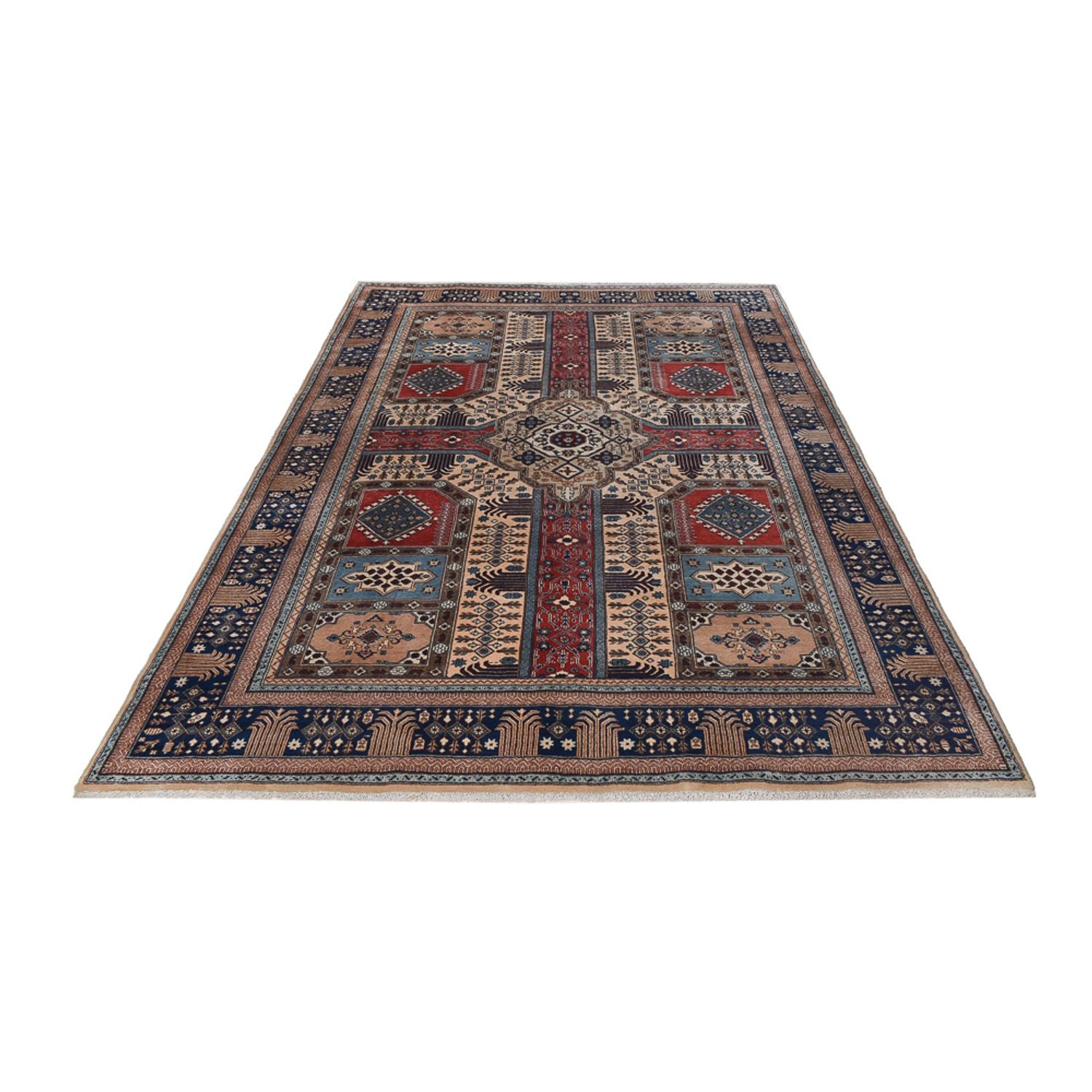 Alfombra persa - Nómada - 290 x 200 cm - rojo oscuro