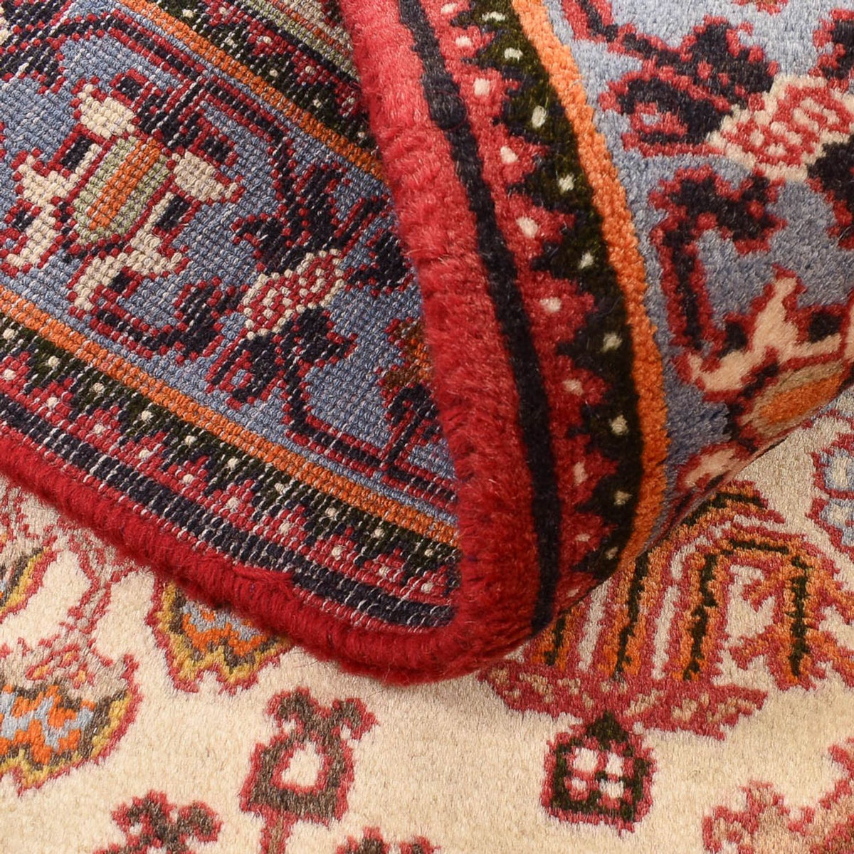 Alfombra persa - Nómada - 156 x 108 cm - rojo claro