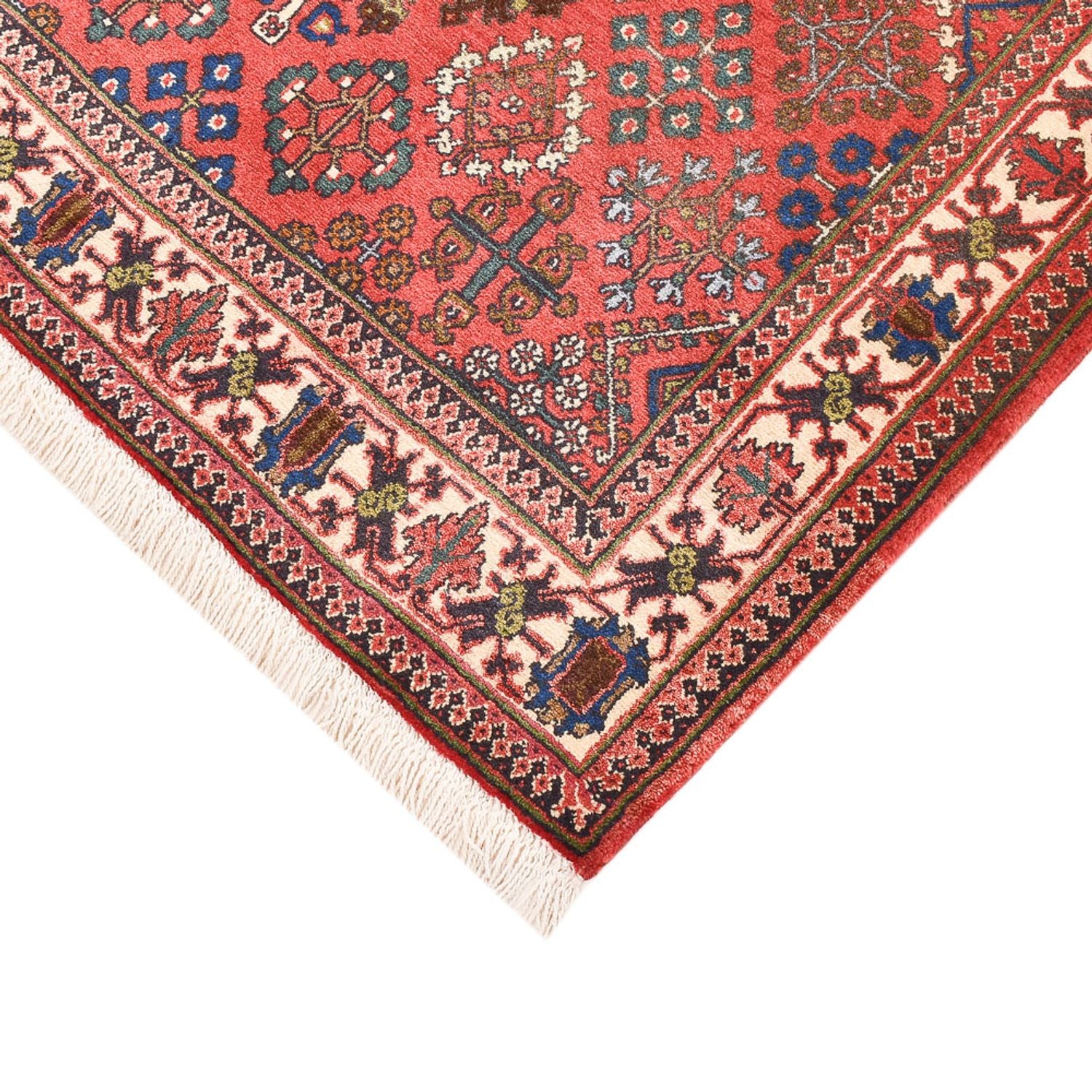 Alfombra persa - Nómada - 167 x 112 cm - rojo