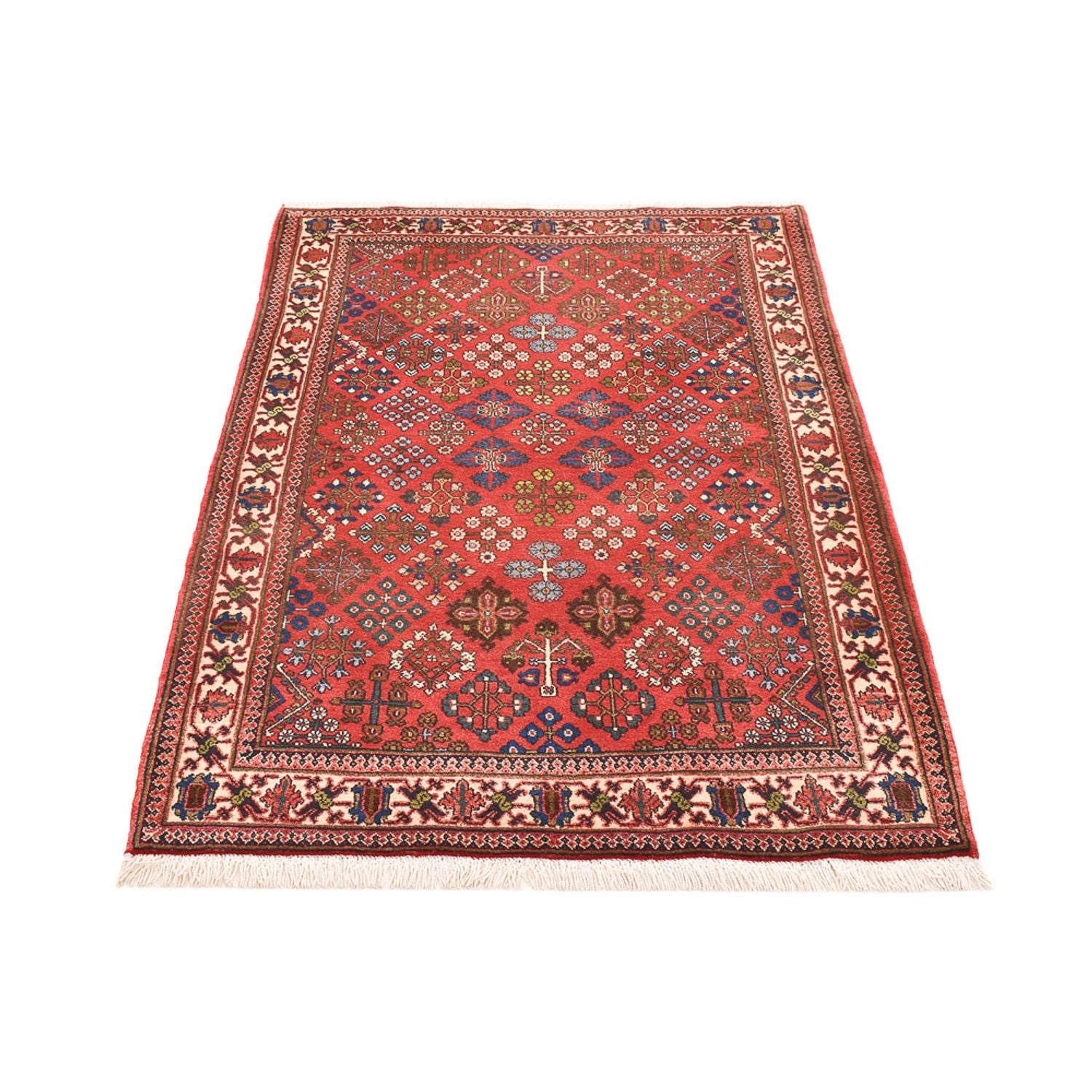 Alfombra persa - Nómada - 167 x 112 cm - rojo