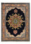Alfombra persa - Nómada - 206 x 150 cm - azul oscuro