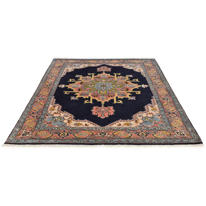 Alfombra persa - Nómada - 206 x 150 cm - azul oscuro