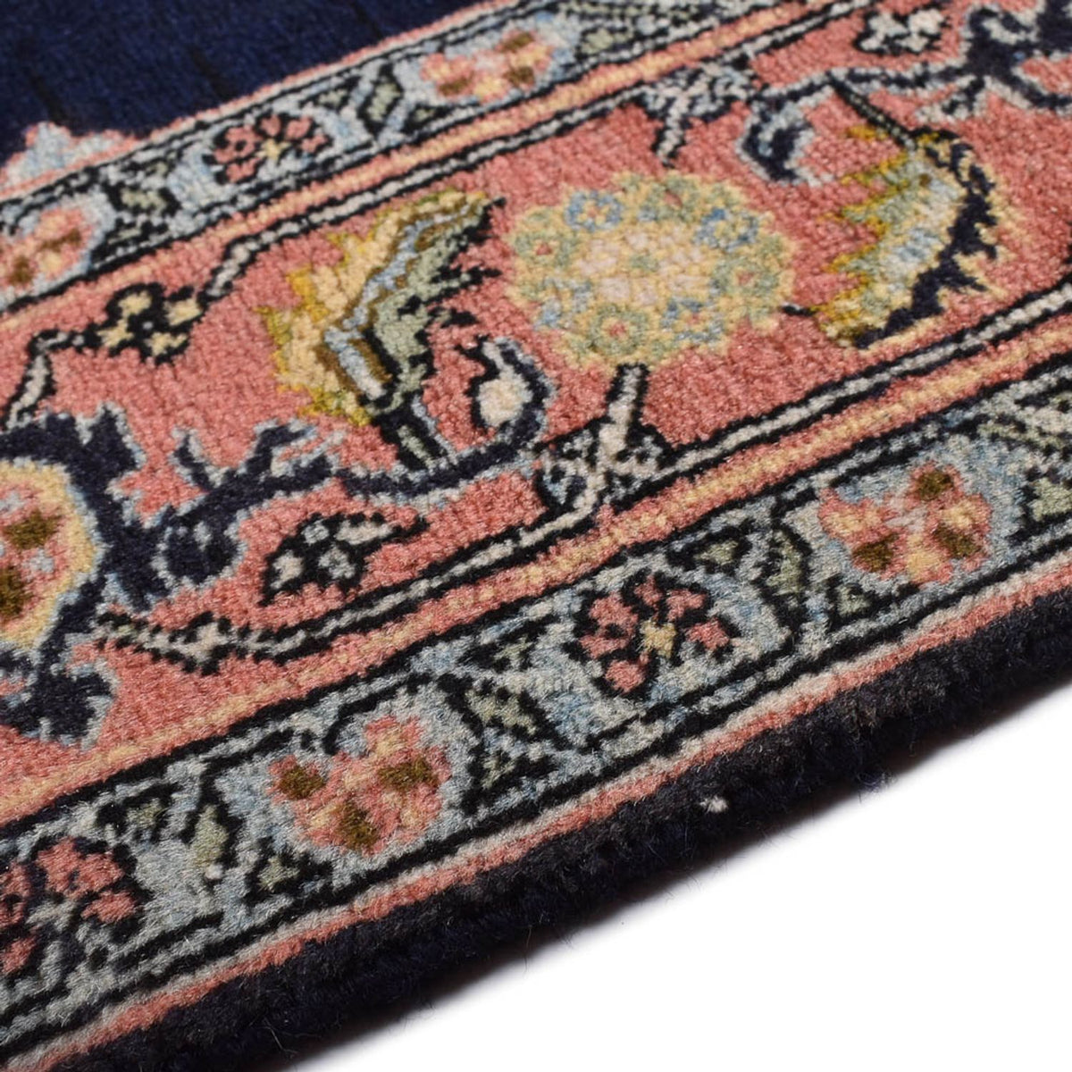 Alfombra persa - Nómada - 218 x 150 cm - azul oscuro