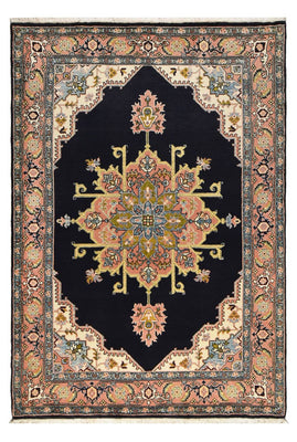 Alfombra persa - Nómada - 218 x 150 cm - azul oscuro