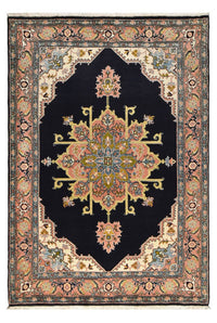 Alfombra persa - Nómada - 218 x 150 cm - azul oscuro