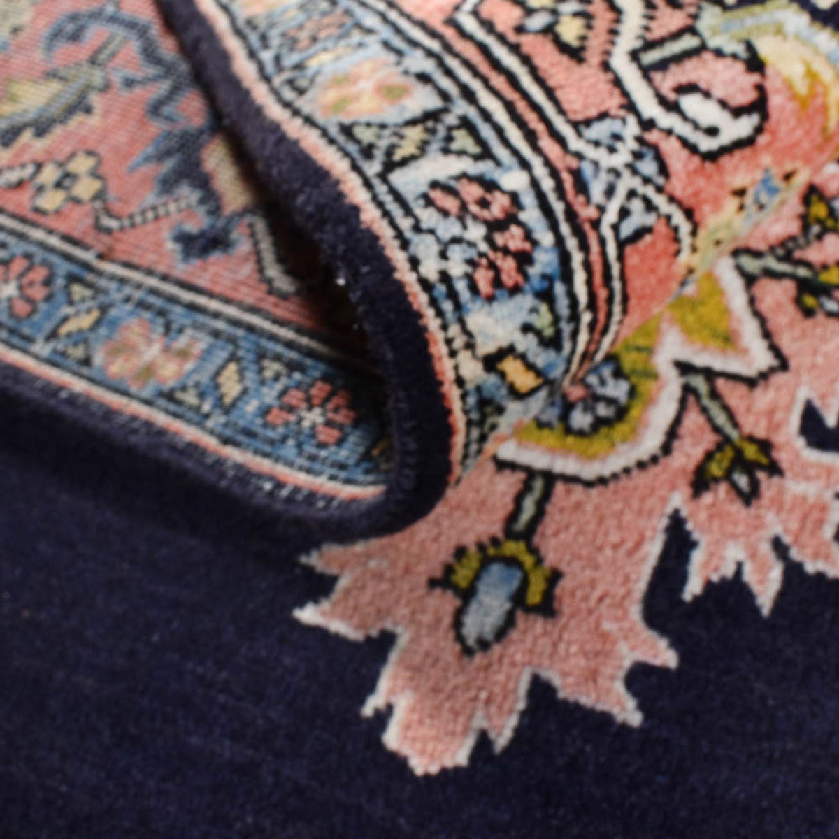 Alfombra persa - Nómada - 218 x 150 cm - azul oscuro