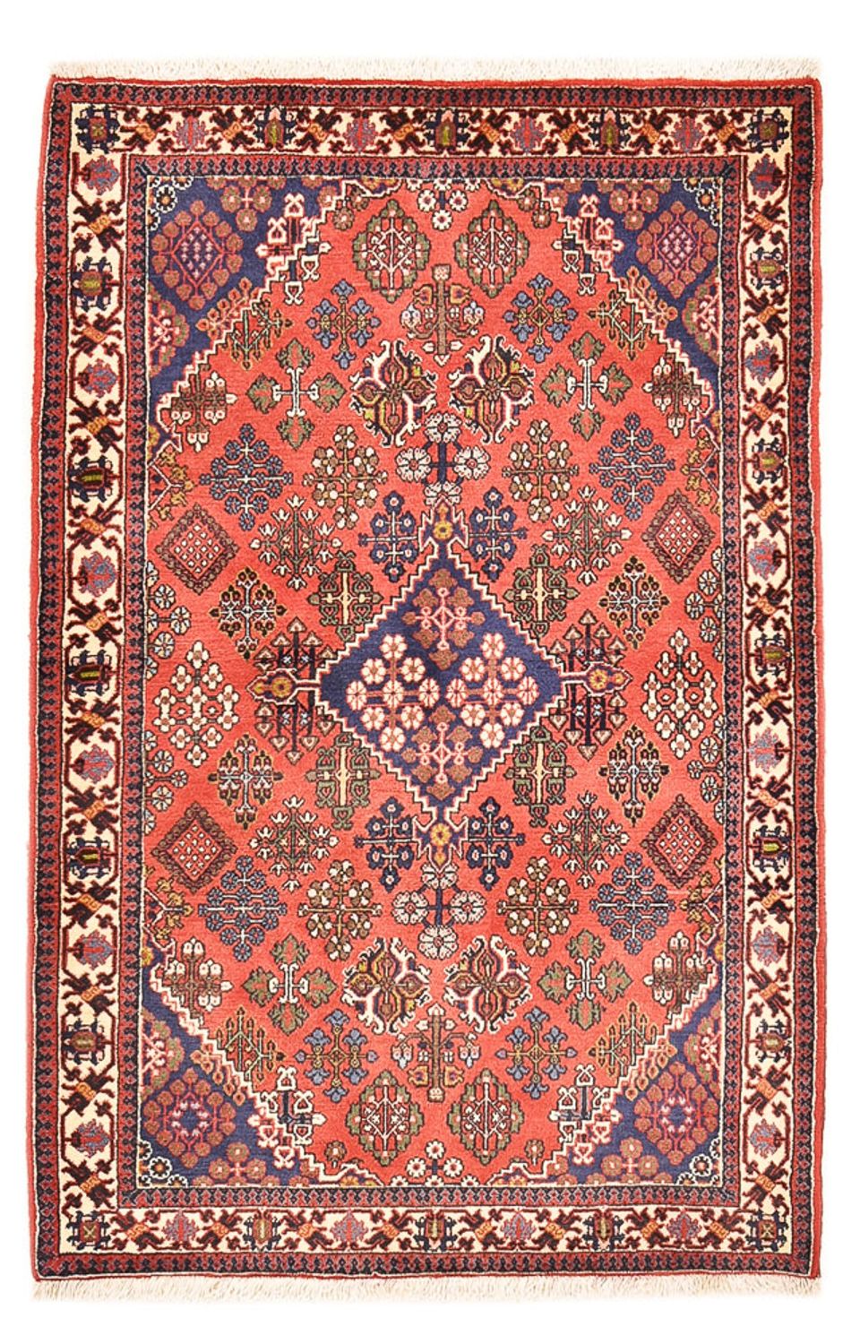 Alfombra persa - Nómada - 165 x 110 cm - rojo claro