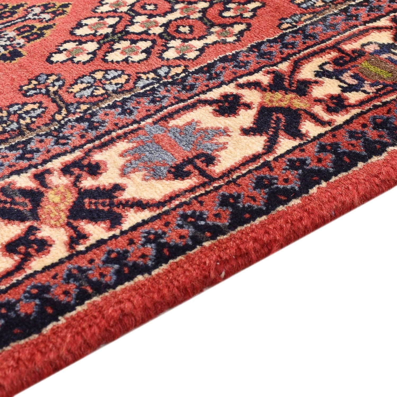 Alfombra persa - Nómada - 165 x 110 cm - rojo claro