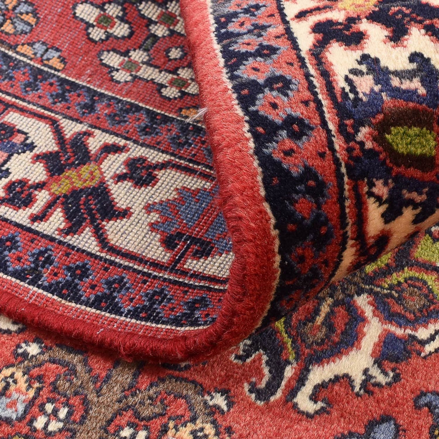 Alfombra persa - Nómada - 165 x 110 cm - rojo claro