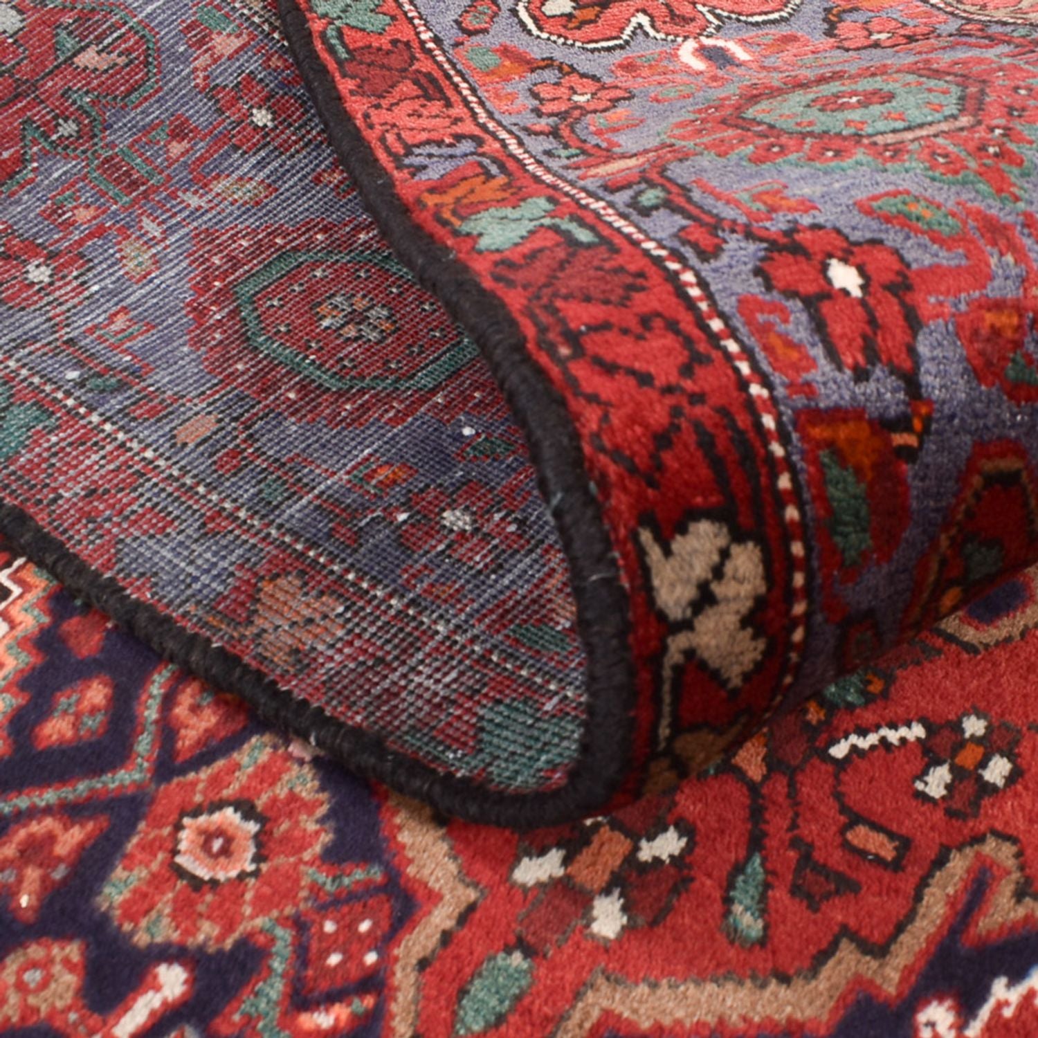 Alfombra persa - Nómada - 216 x 136 cm - rojo
