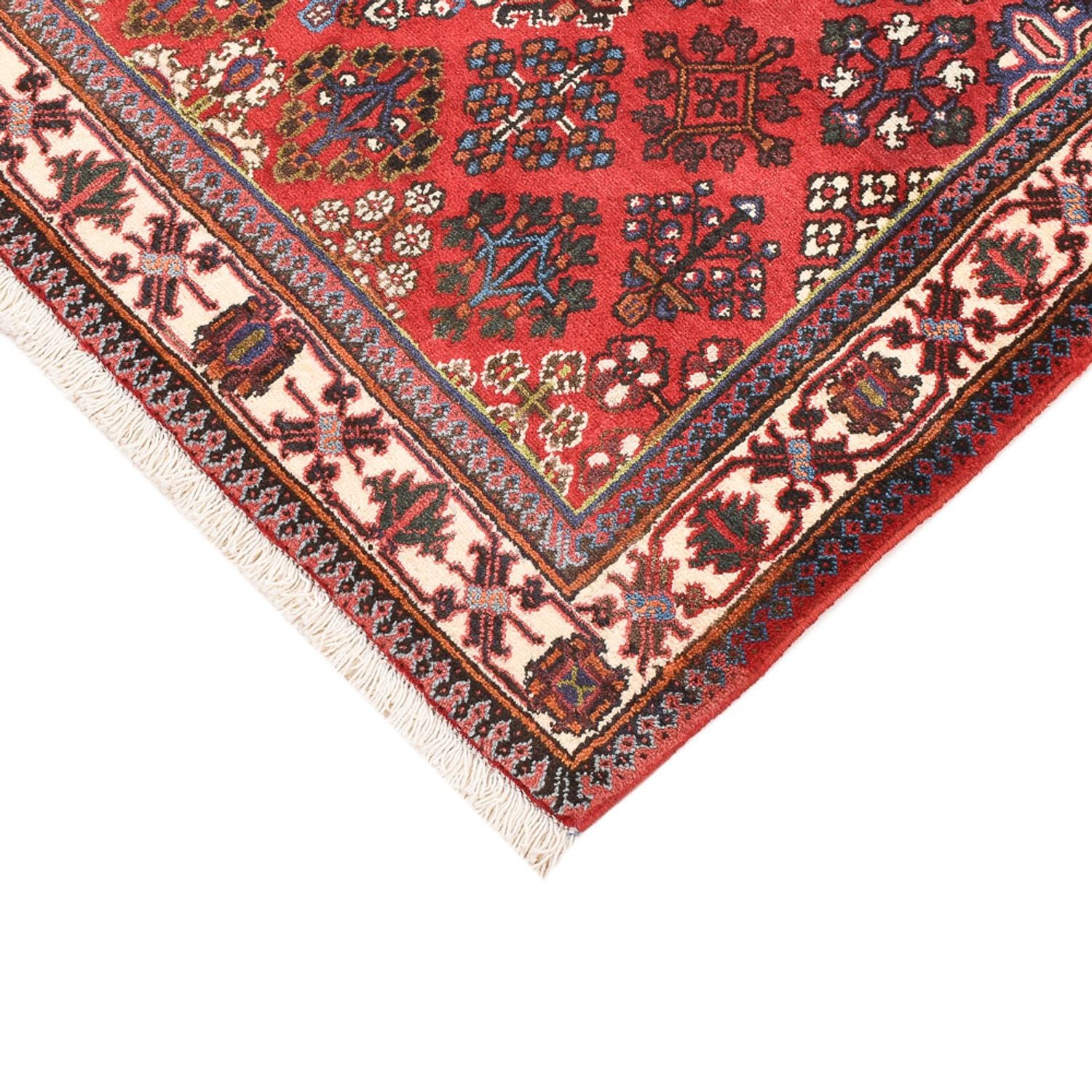 Alfombra persa - Nómada - 158 x 110 cm - rojo
