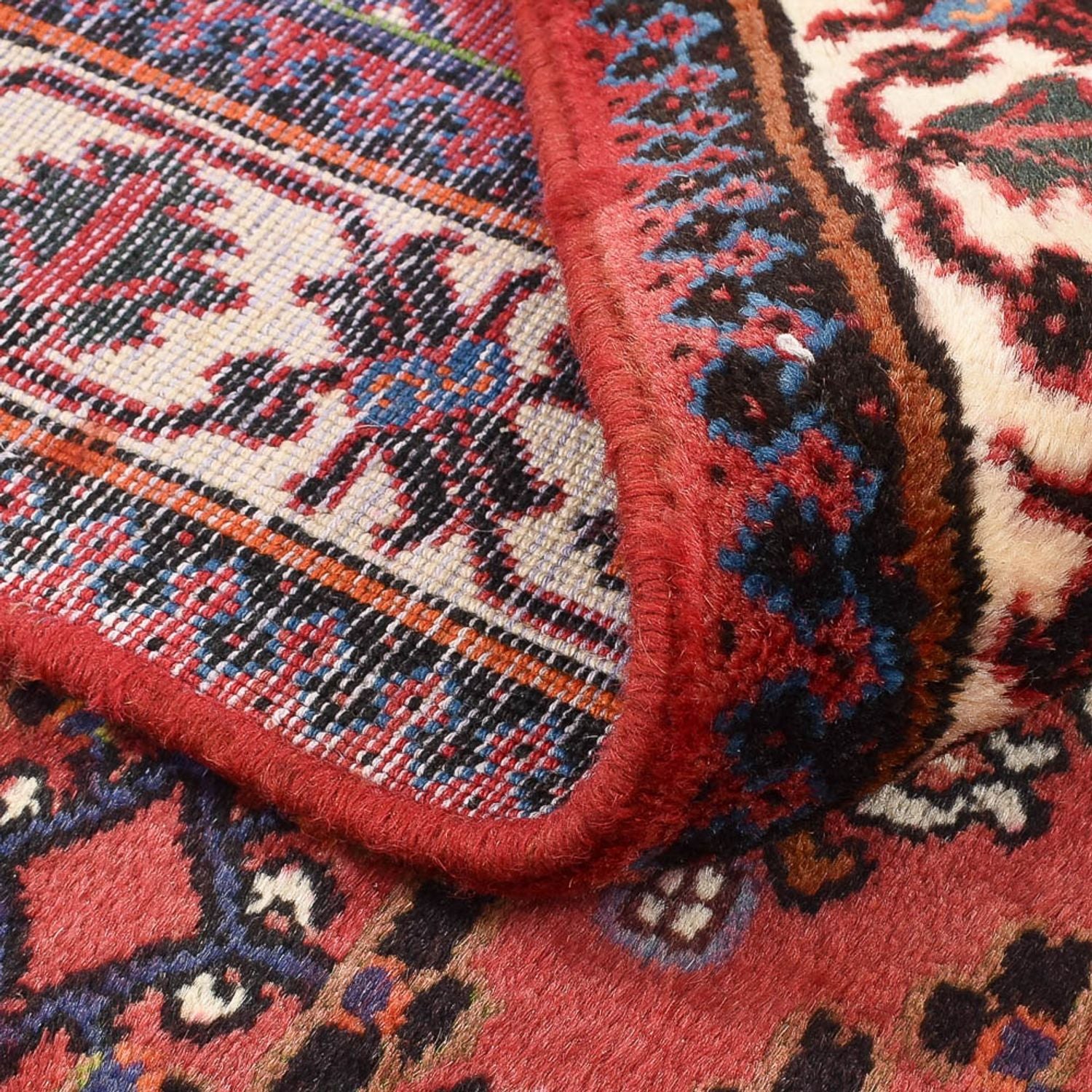 Alfombra persa - Nómada - 158 x 110 cm - rojo