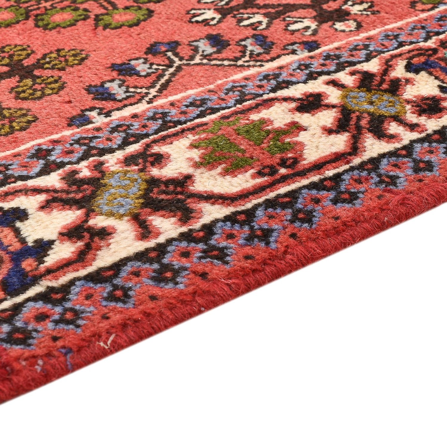 Alfombra persa - Nómada - 158 x 115 cm - rojo claro