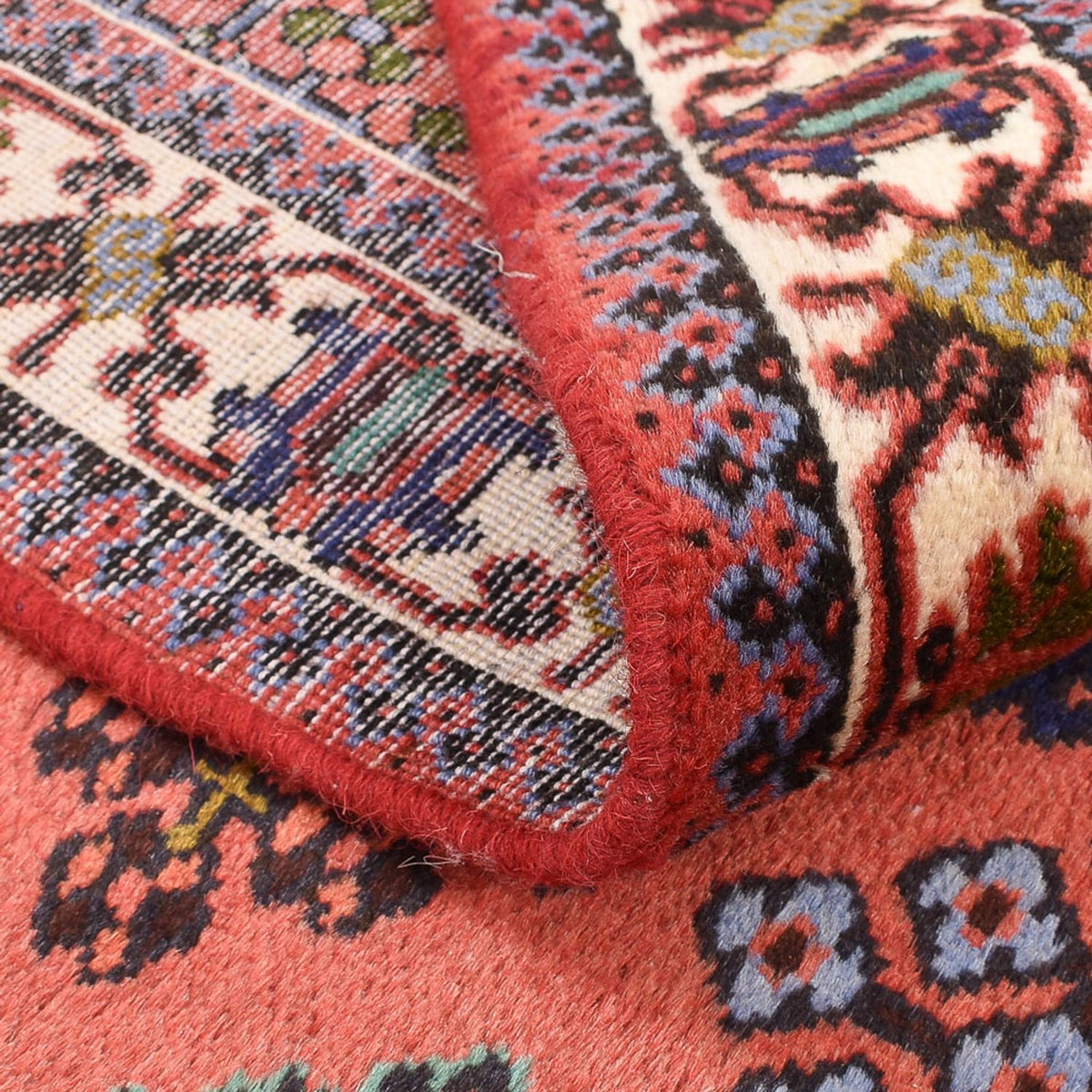 Alfombra persa - Nómada - 158 x 115 cm - rojo claro