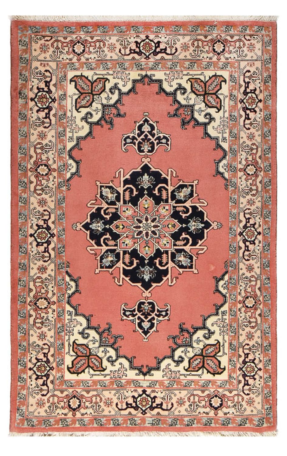 Alfombra persa - Nómada - 214 x 140 cm - rojo claro