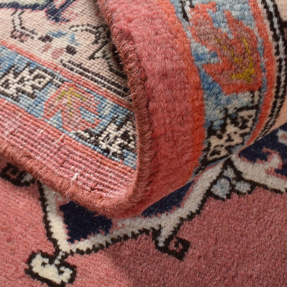 Alfombra persa - Nómada - 214 x 140 cm - rojo claro