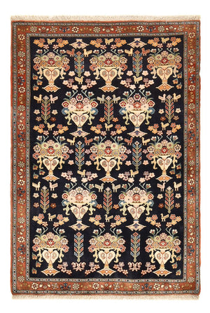 Alfombra persa - Nómada - 173 x 114 cm - azul oscuro