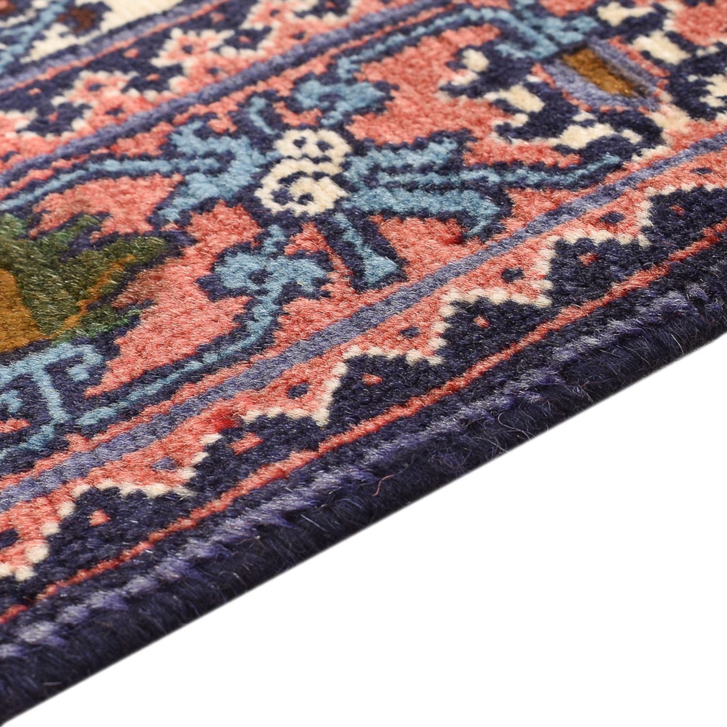 Alfombra persa - Nómada - 160 x 108 cm - multicolor