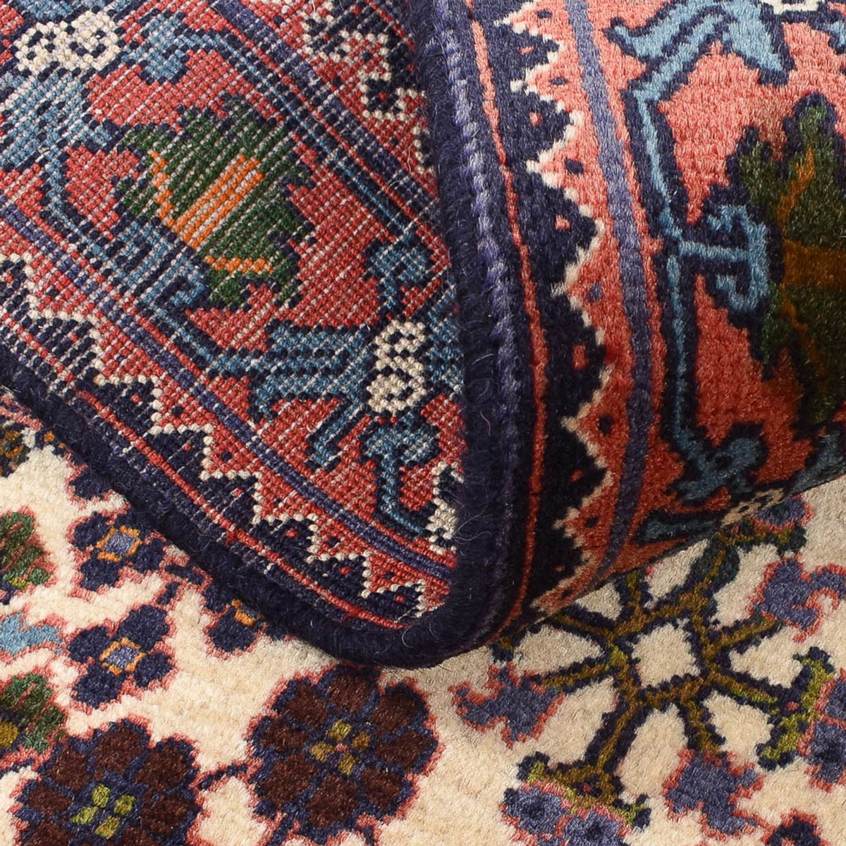 Alfombra persa - Nómada - 160 x 108 cm - multicolor