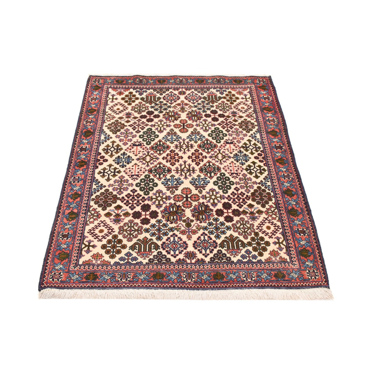Alfombra persa - Nómada - 160 x 108 cm - multicolor