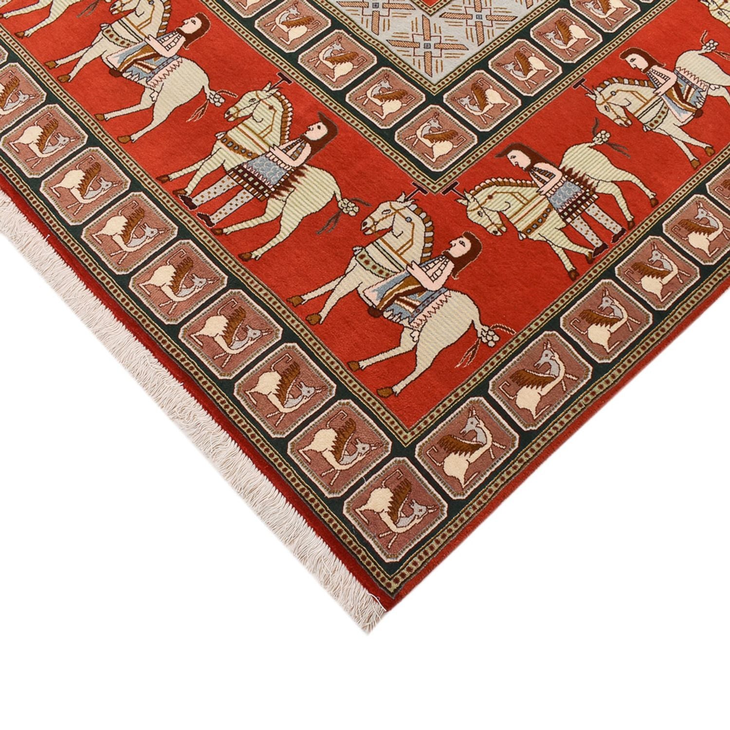 Alfombra Persa - Tabriz - Real cuadrado  - 255 x 245 cm - multicolor